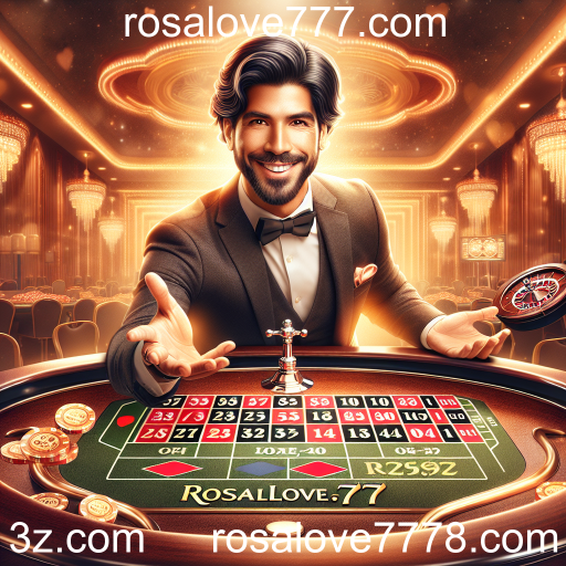 Experiência Imersiva em Jogos Ao Vivo no Rosalove777.com